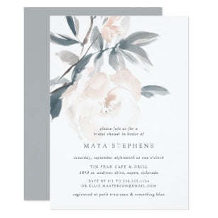 Blush Whisper Bridal Shower Invitation