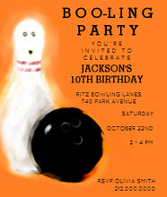 Bowling Party Invitations