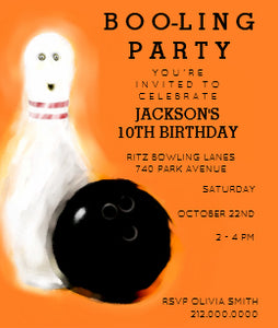 Bowling Party Invitations