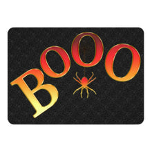 Halloween Invitation Card - Bright Orange Boo Halloween Party Invitation