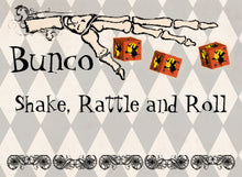 Bunco Skeleton Hand Invitation