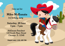 Cowboy Invitation S