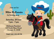 Cowboy Invitation