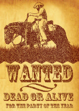 Halloween Invitation Card - Cowboy Theme Party Invitation