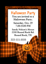 Halloween Invitation Card - Custom Halloween Party Invitation