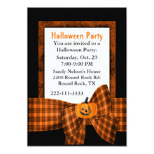 Custom Halloween Party Invitation