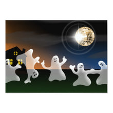 Halloween Invitation Card - Dancing Disco Ghosts Halloween Party Invitations