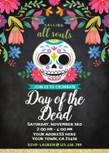 Day Of The Dead Party Invitation