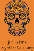 Day Of The Dead Sugar Skull Party Invitation