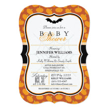 Halloween Invitation Card - Elegant Halloween Theme Baby Shower Invite