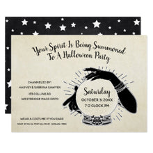 Halloween Invitation Card - Fortune Teller Halloween Party Invitation