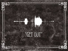 Get Out Evp Postcard Halloween Invite