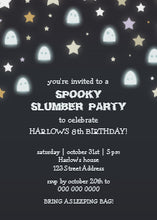 Ghosts Stars Spooky Slumber Party Invite
