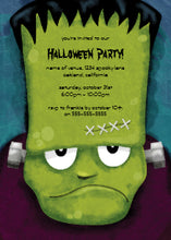Grumpy Frankenstein Halloween Party Invitation