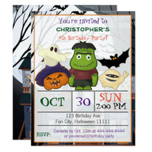 Halloween Invitation Card - Halloween Birthday Party Invitation 5