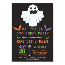 Halloween Invitation Card - Halloween Birthday Party Invitation 6