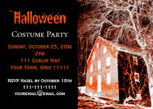 Halloween Invitation Card - Halloween Costume Party Invitation