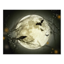 Halloween Invitation Card - Halloween Full Moon Invitation