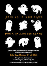 Halloween Ghosts Costume Party Invitation