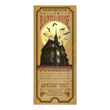 Halloween Haunted House Ticket Invitation