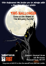 Halloween Horror Movie Poster Styled Invitation