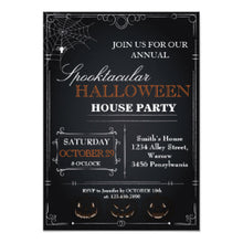 Halloween Invitation Card - Halloween House Party Invitation