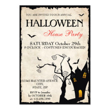 Halloween Invitation Card - Halloween House Party Invitation 1