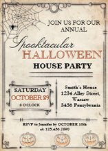 Halloween Invitation Card - Halloween House Party Invitation 4