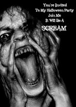 Halloween Invitations Scream