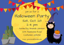 Halloween Llama Party Invitation