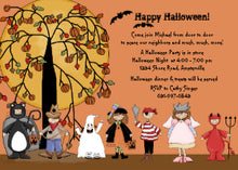Halloween Parade Party Invitation