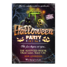 Halloween Invitation Card - Halloween Party Invitation Fully Customisable