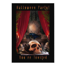 Halloween Invitation Card - Halloween Party Invitation Ravens Den