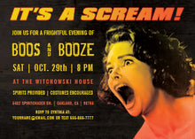 Halloween Party Invitations Boos Booze