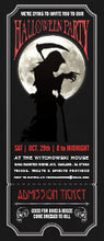 Halloween Party Ticket Invitation