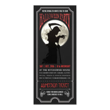 Halloween Invitation Card - Halloween Party Ticket Invitation