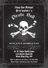 Halloween Pirate Party Invitation