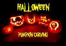 Halloween Invitation Card - Halloween Pumkin Carving Invite