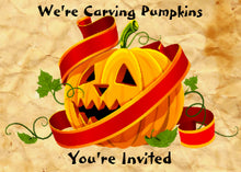 Halloween Pumpkin Carving Party Invitation 2