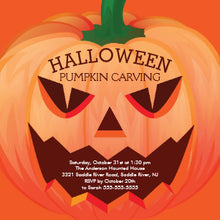 Halloween Pumpkin Carving Party Invitation 3