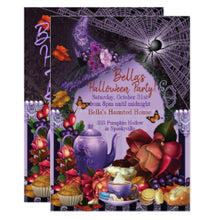 Halloween Tea Party Invitation