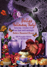 Halloween Invitation Card - Halloween Tea Party Invitation