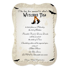 Halloween Witchs Tea Party Invitation