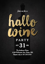 Hallowine Invitation