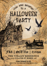 Halloween Invitation Card - Haunted House Halloween Party Invitation 2