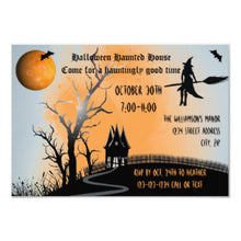 Haunted Scene 3x5 Haunted House Invite