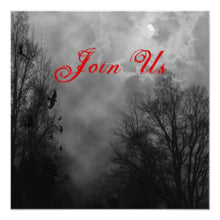 Haunted Sky Custom Halloween Invitation Template