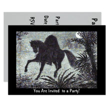 Halloween Invitation Card - Headless Horseman Halloween Invitation