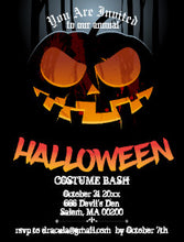 Jack O Halloween Party Invite Postcard