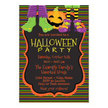 Halloween Invitation Card - Kids Cute Halloween Party Invitations